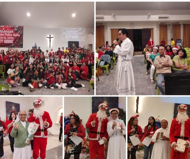 PDPKK St .Lucia Paroki Katedral Kristus Raja Tanjungkarang Gelar Perayaan Natal Bersama Tahun 2025